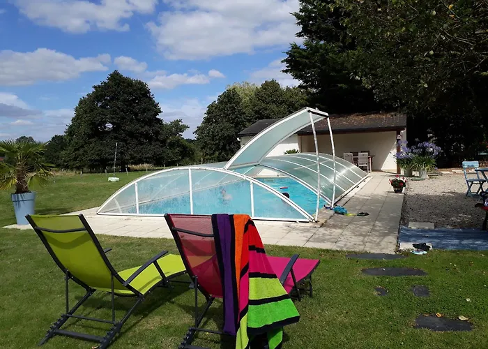 Дом отдыха Maison De Charme Avec Piscine Et Grand Jardin, Pres D'ancenis - Ideal Pour Familles Et Balades - Fr-1-306-1151 Bonnoeuvre